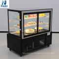 air cooling upright beverage milk display chiller meat refrigerator showcase mini table top cake showcase cooler chiller